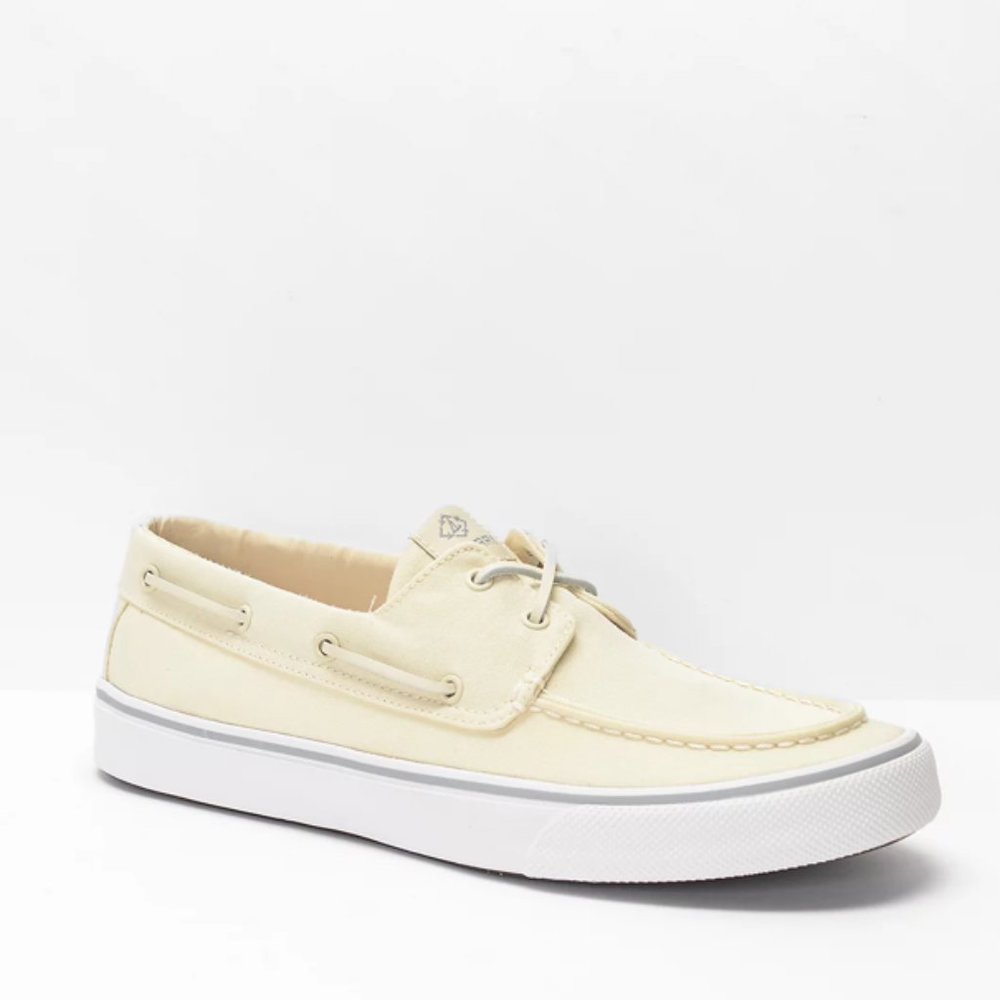 Sperry Top Sider Bahama II Off White/Ivory Boat Shoes